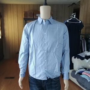 Frank & Eileen Striped Button Down Shirt